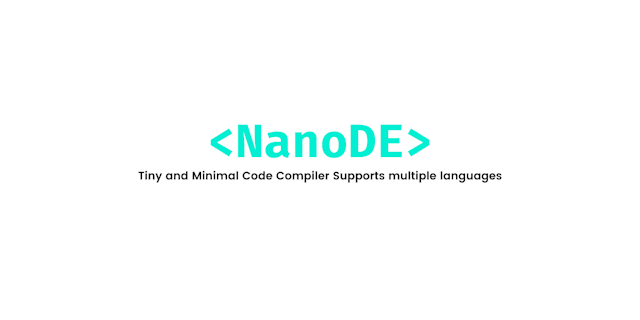 NanoDe - An Online Code Compiler